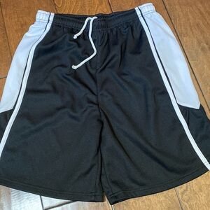 EUC - Team Basics Athletic Gear - Black & White Active / Dry Shorts Size M